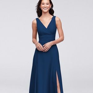 Tank long chiffon dress